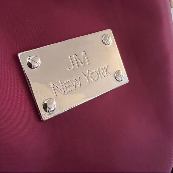 JM New York Bag Joy Mangano Burgundy Wine & Silver NWOT - Picture 7 of 16